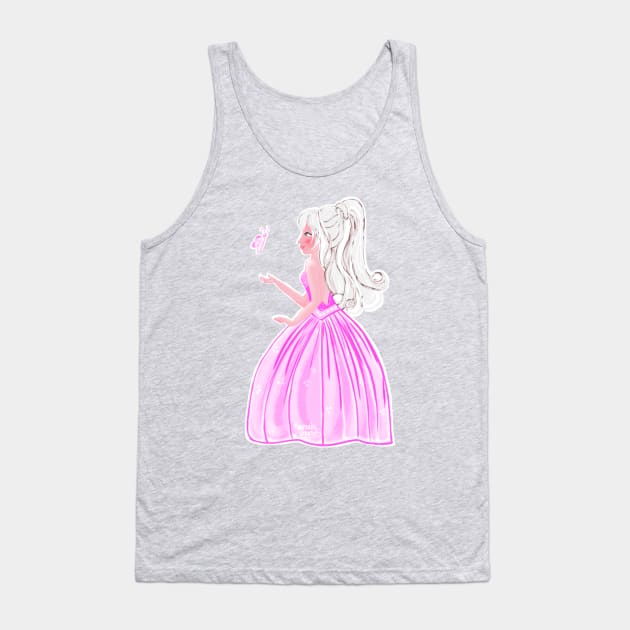 Butterfly girl Tank Top by Aurealis